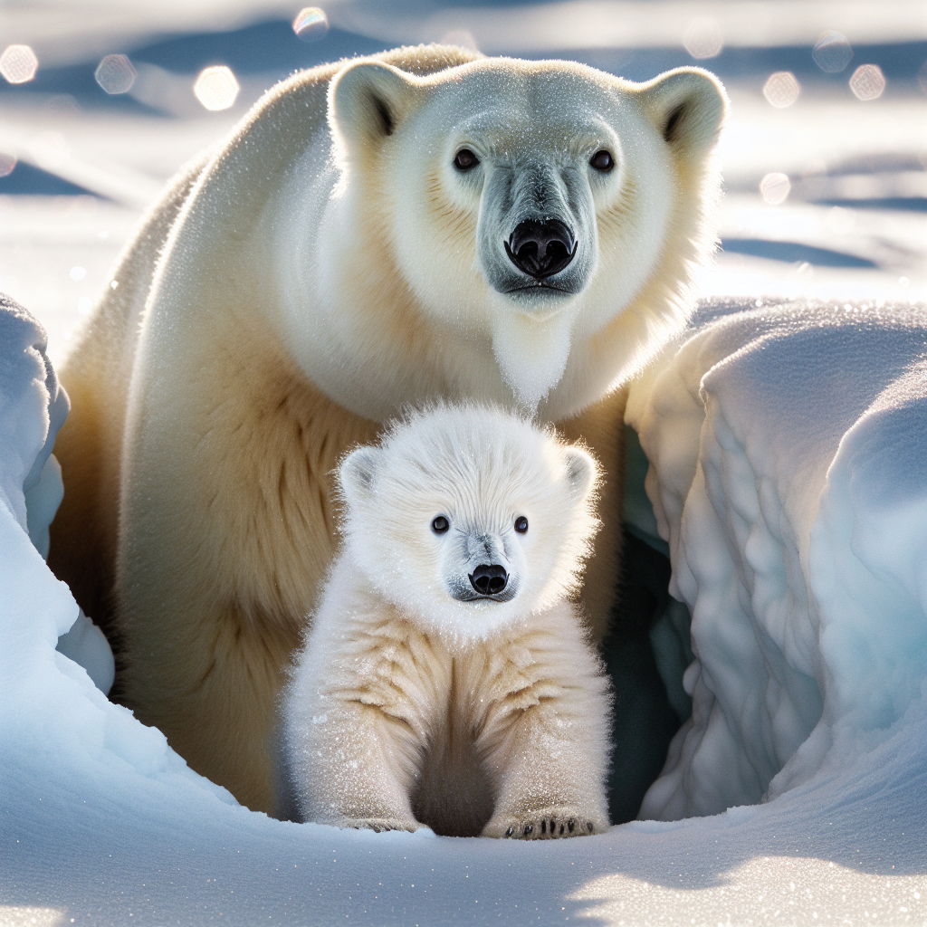 Scientists Capture Rare Footage of Baby Polar Bears Emerging from Den