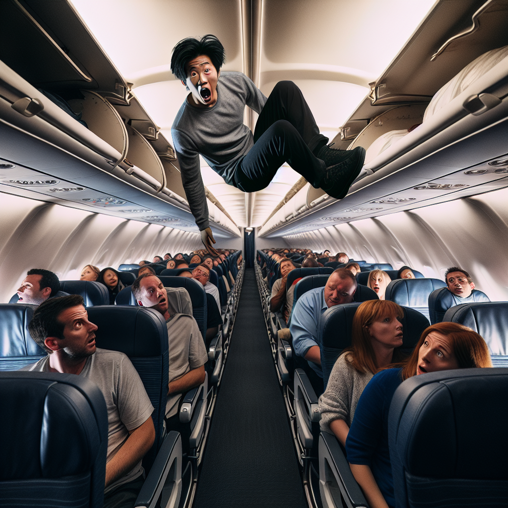 Shocking Delta Flight Video Captures Passenger Upside Down