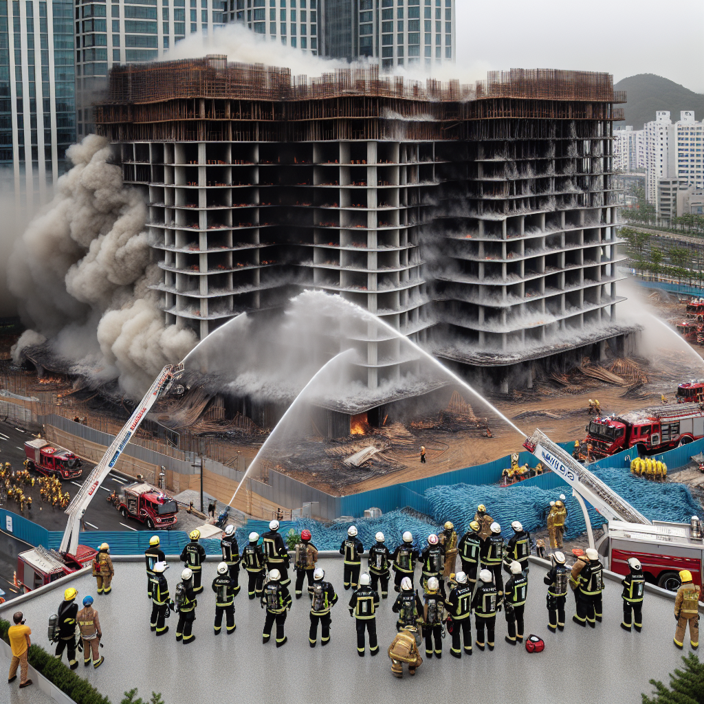 Six Dead in South Korean Hotel Construction Site Fire