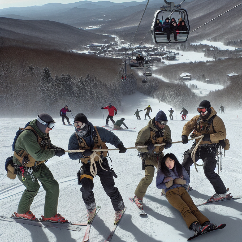 Skiers in New Hampshire Rescued by Rope After Lift Malfunction