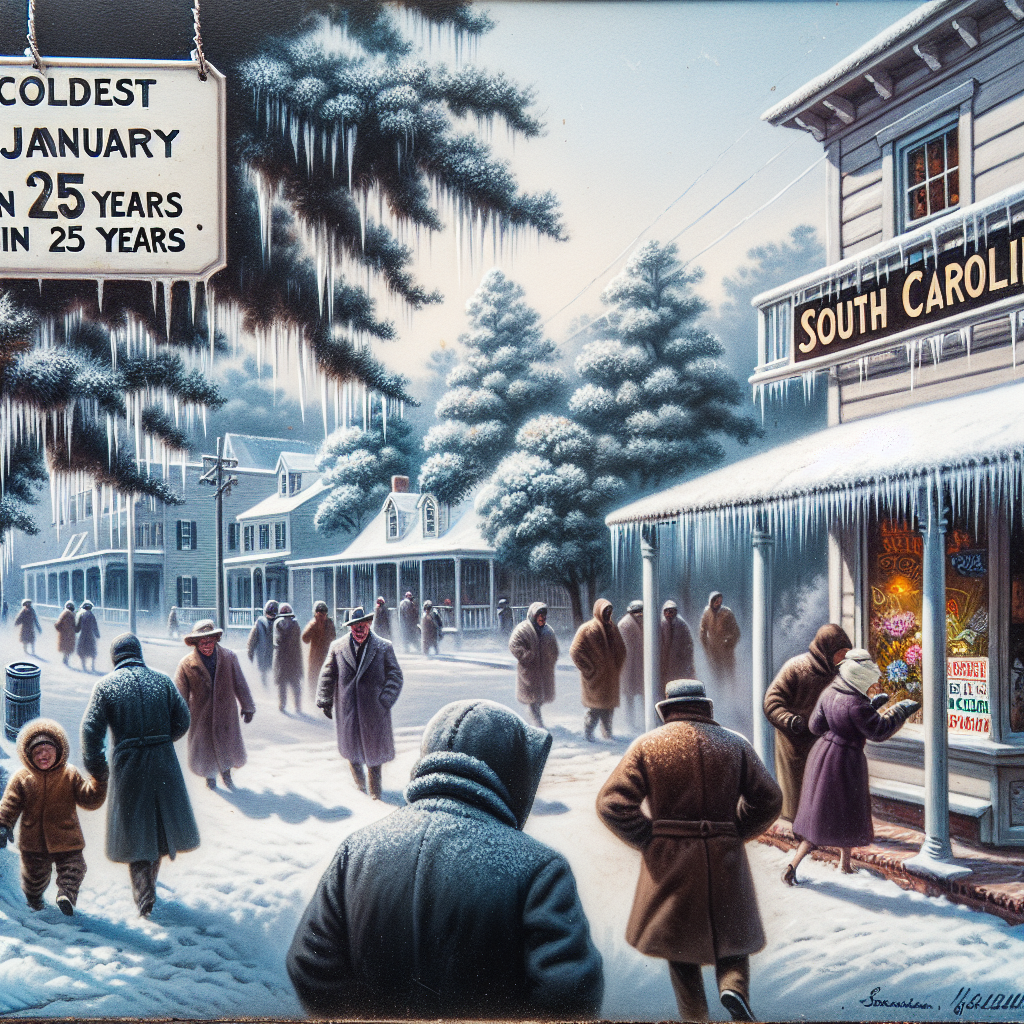 South Carolina Experiences Coldest January in 25 Years