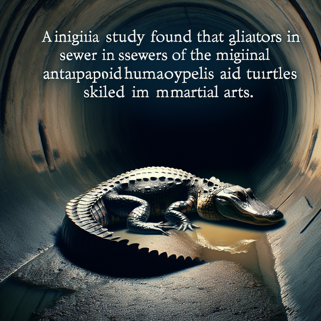 Study Finds Alligators in US Sewers Mimicking Teenage Mutant Ninja Turtles Movement