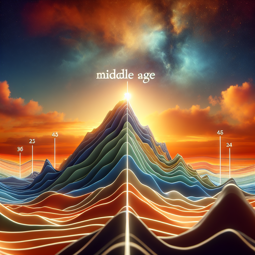 Study Reveals Middle Age as Peak Happiness Period