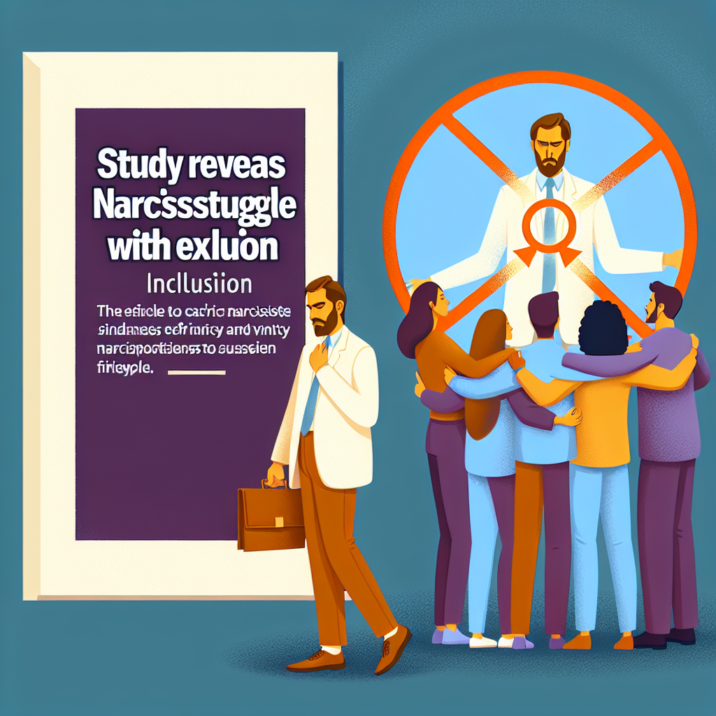 Study Reveals Narcissists Struggle with Exclusion