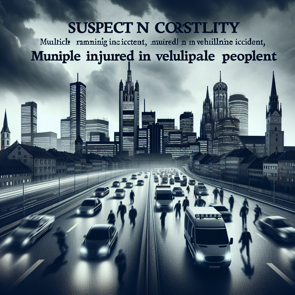 Suspect Admits to Munich Car Ramming Incident Injuring Dozens in Germany