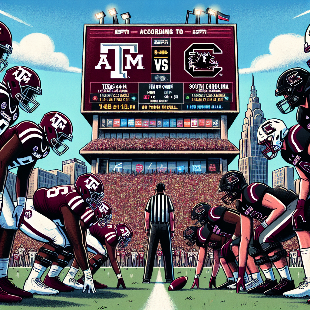 Texas A&M Favored on the Road Against South Carolina According to ESPN FPI