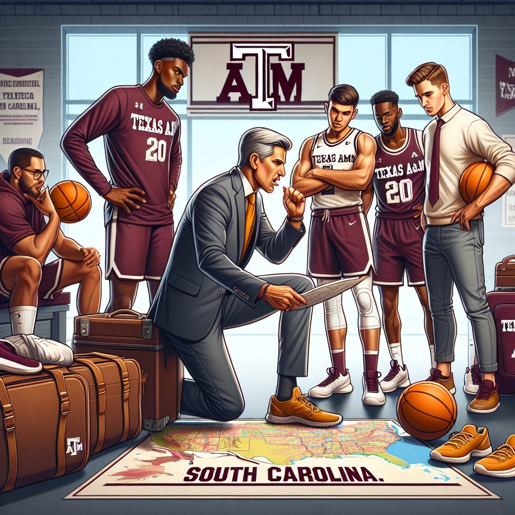 Texas A&M Men's Basketball Travels to South Carolina