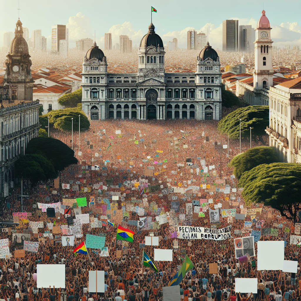 Thousands Rally Against Corruption on Serbia's Statehood Day