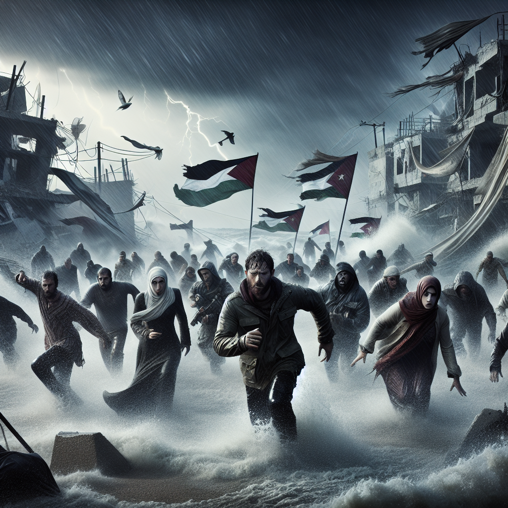 Torrential Winds and Rain Batter Gaza's Resilient Survivors