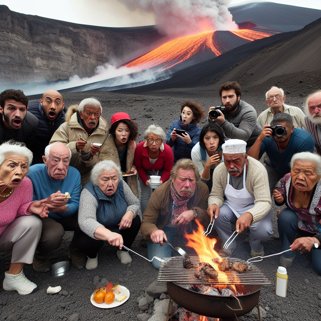 Tourists Face Criticism for Cooking Near Erupting Mount Etna