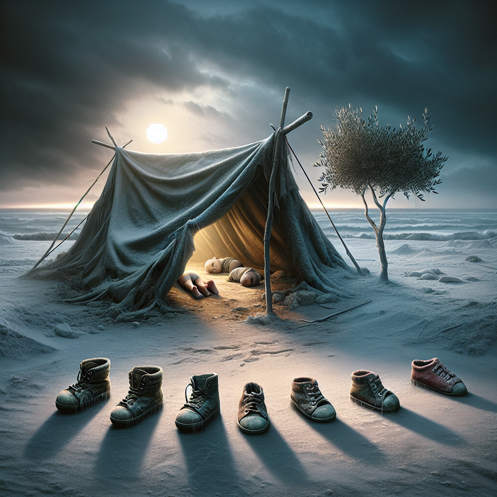 Tragic Loss: Six Children Succumb to Hypothermia in Freezing Gaza Conditions