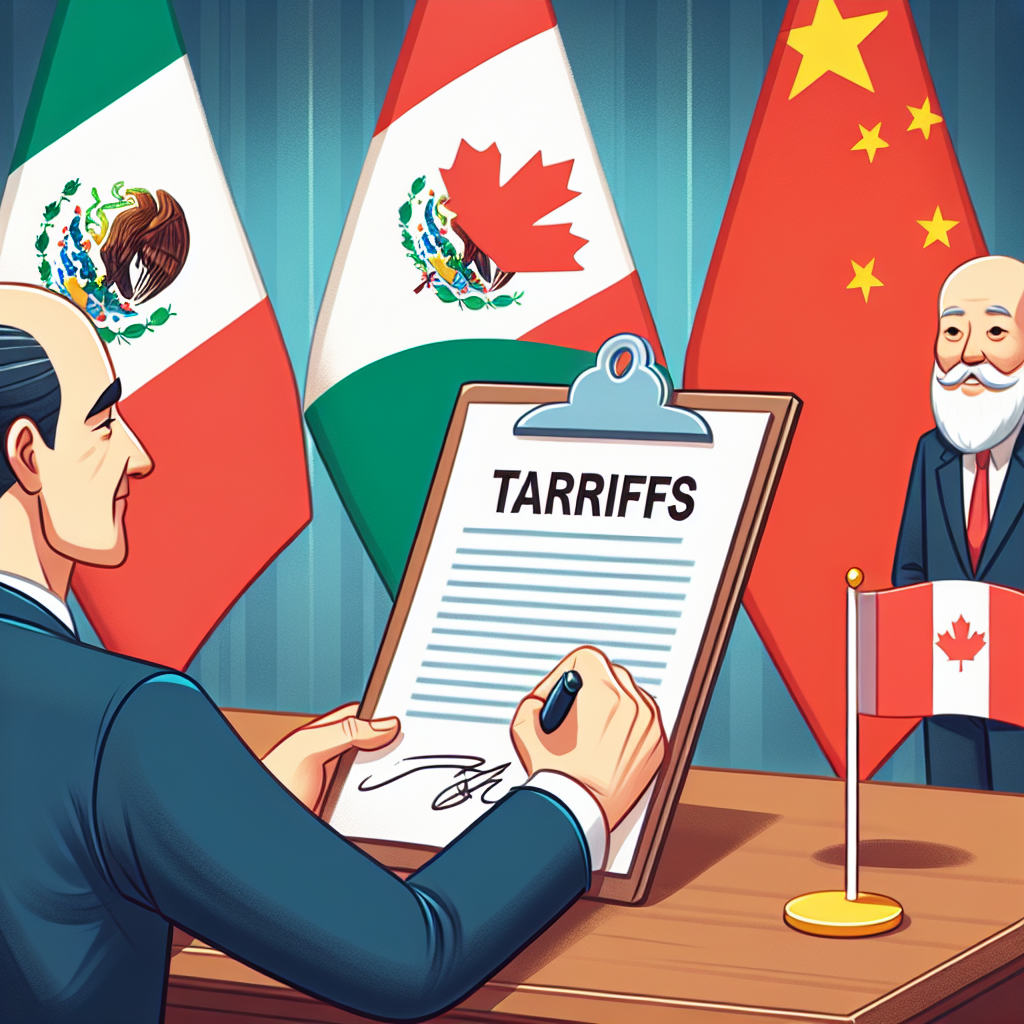 Trump Enacts Tariffs on Mexico, Canada, and China