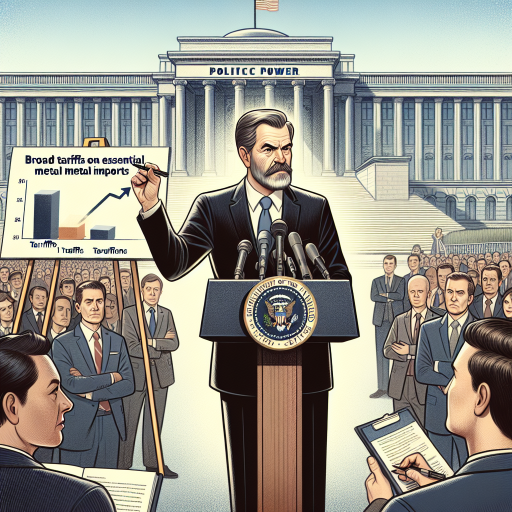 Trump Proposes Broad Tariffs on Essential Metal Imports