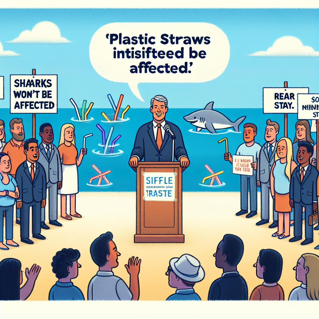 Trump Reinstates Plastic Straws in the US: "Sharks Won't Be Affected"