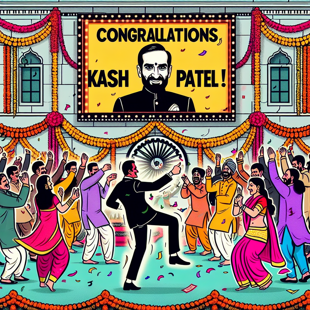 Trump's Aide Celebrates New FBI Director Kash Patel with Bollywood Flair