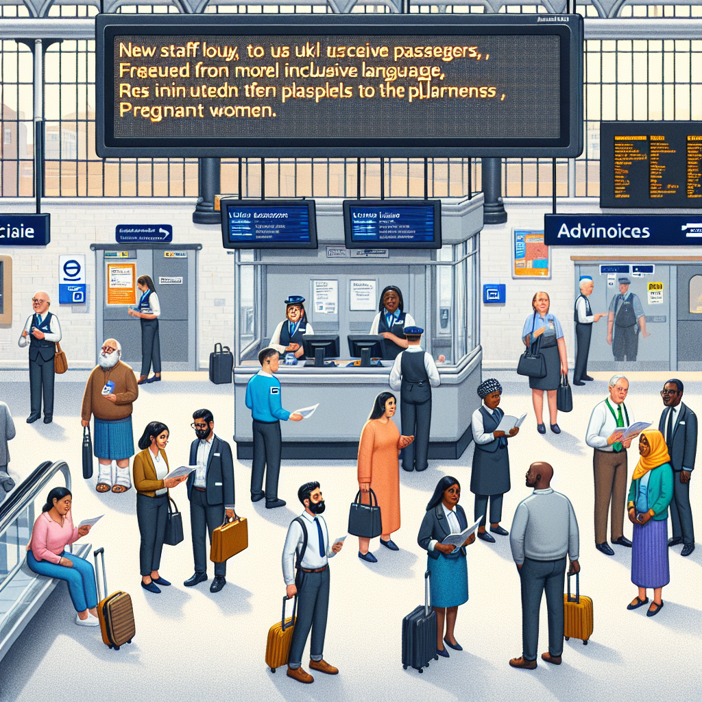 UK Rail Employees Advised to Avoid Terms "Passengers" and "Pregnant Woman"
