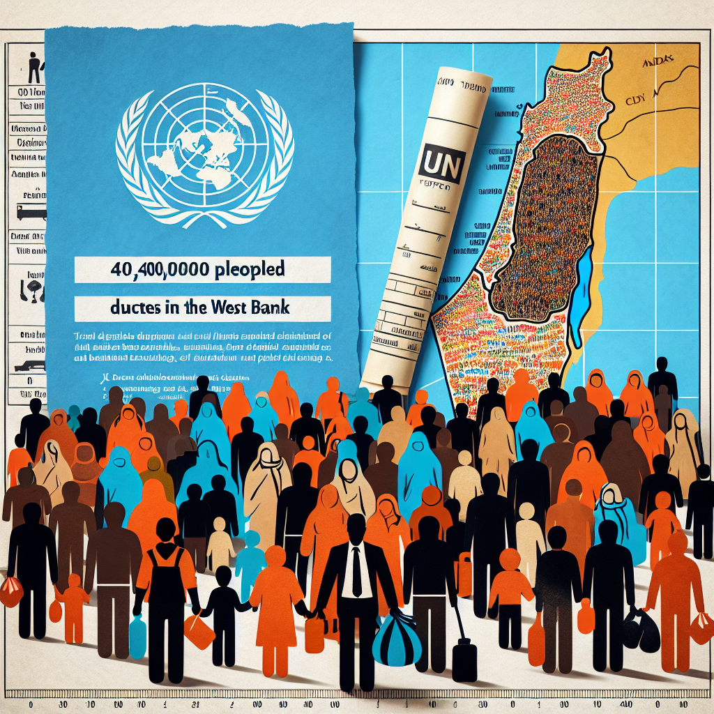 UN Reports 40,000 Displaced by Israeli Actions in West Bank