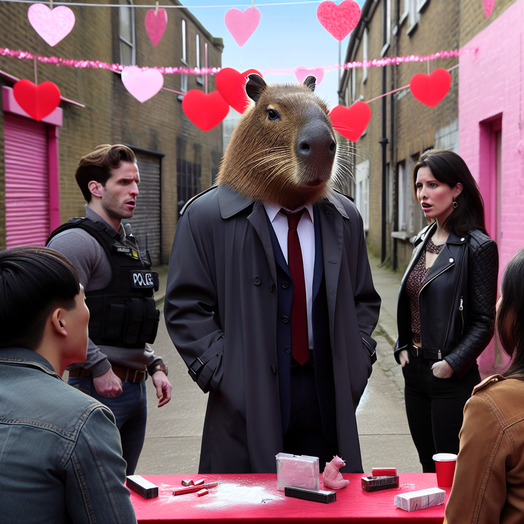 Undercover Capybara: Officer Leads Valentine's Day Drug Bust