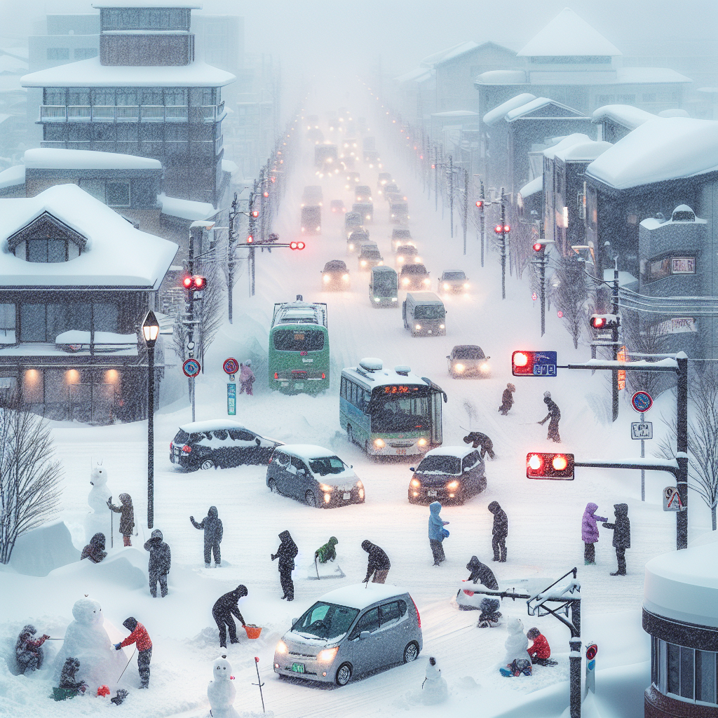 Unprecedented Snowfall Causes Chaos in Hokkaido, Japan