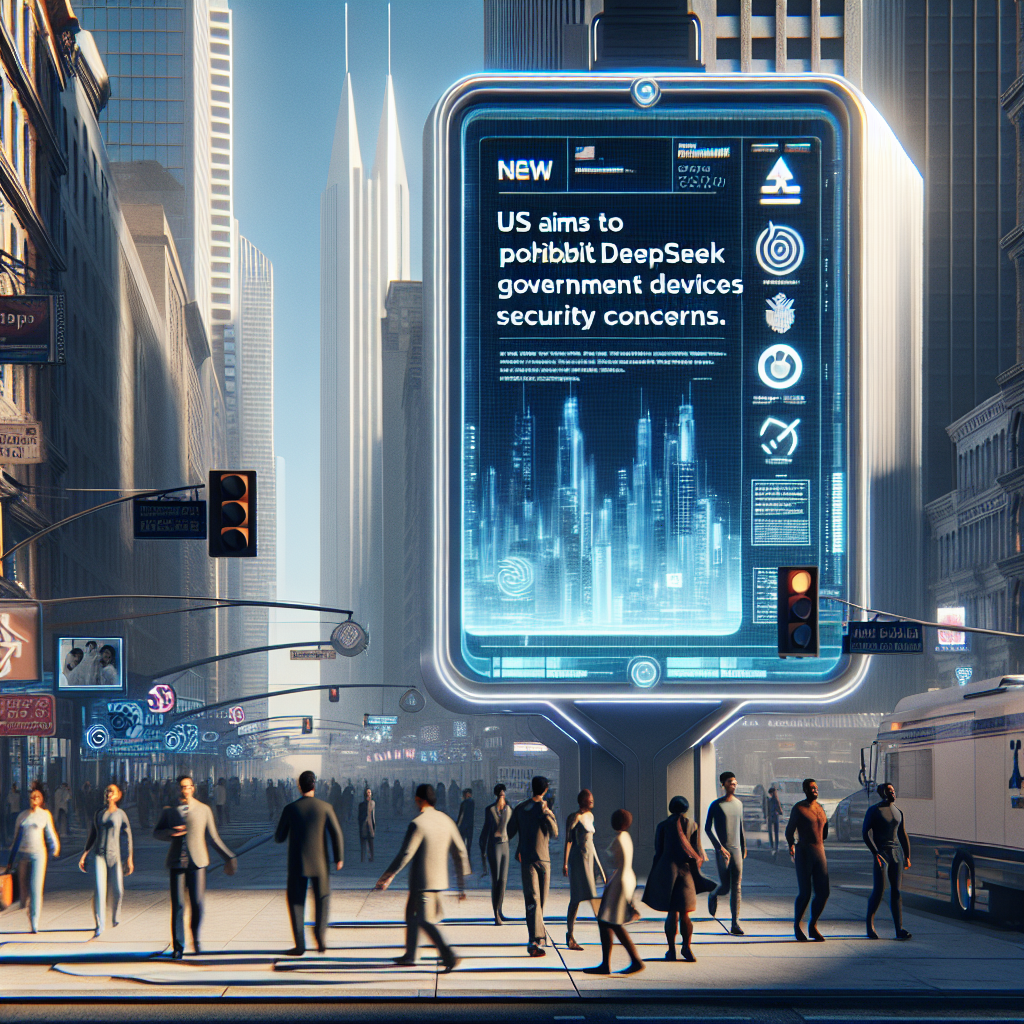 US Aims to Prohibit DeepSeek on Government Devices Over Security Concerns