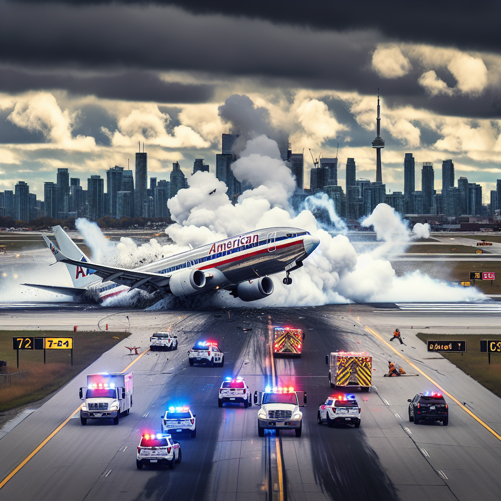 US Airliner Overturns in Crash Landing at Toronto Airport