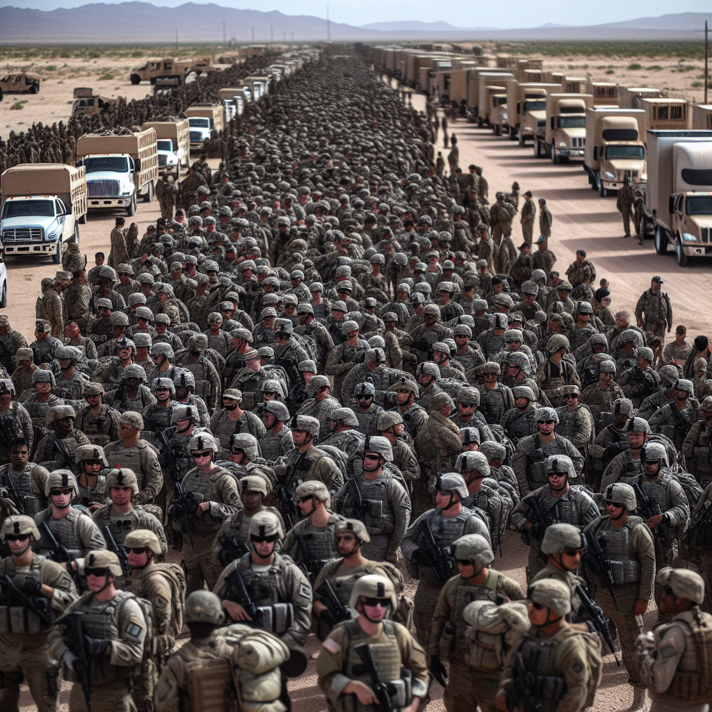 US Deploys 5,000 Troops to Mexico Border, Potential for Increase