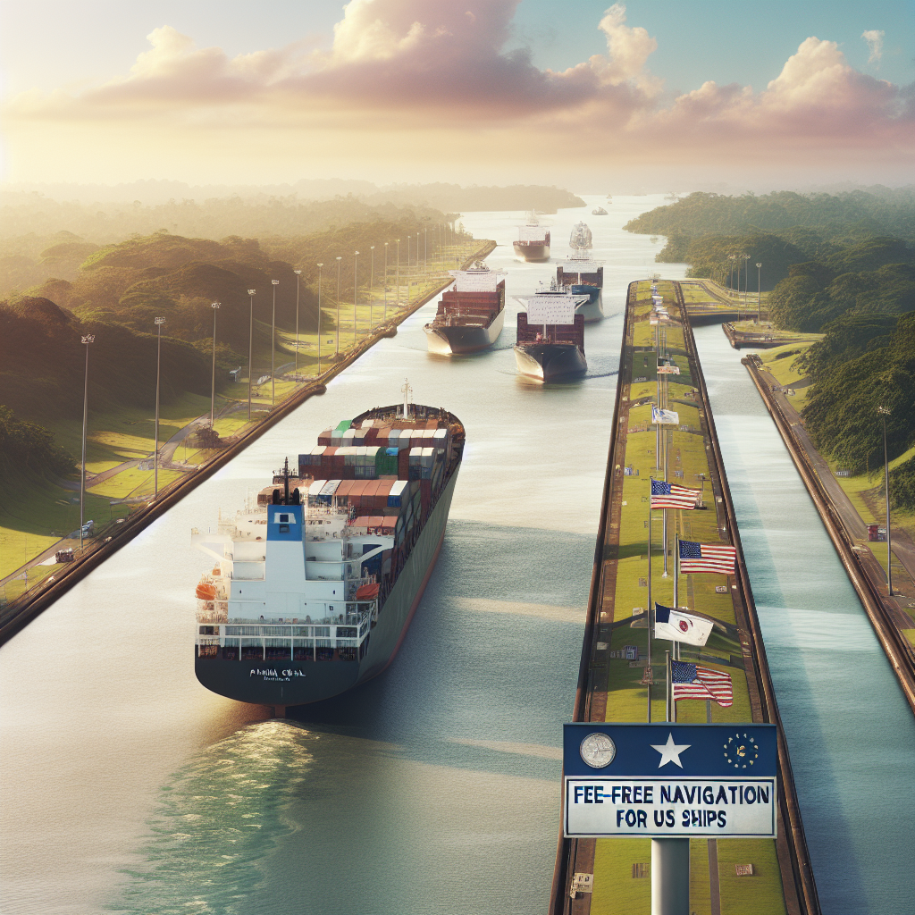US Government Ships to Navigate Panama Canal Fee-Free