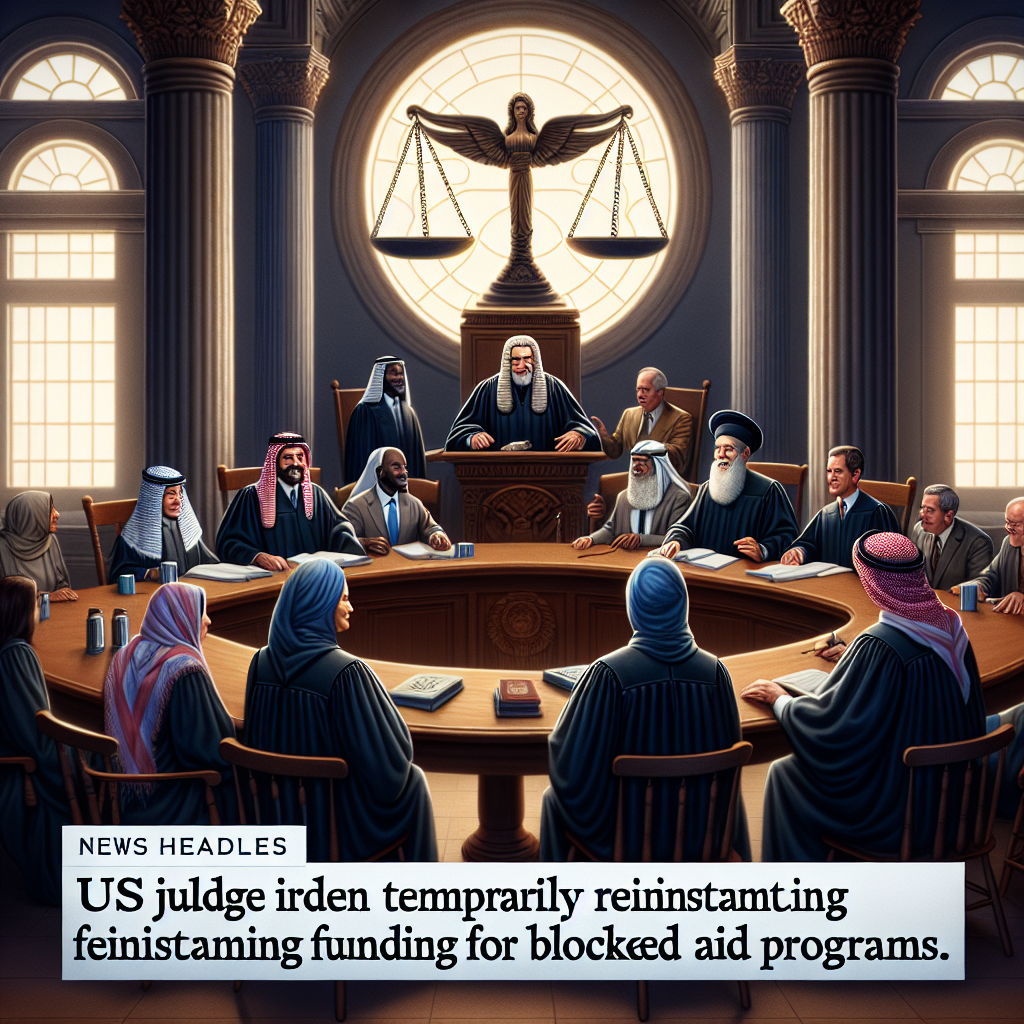 US Judge Temporarily Reinstates Funding for Aid Programs Blocked by Trump