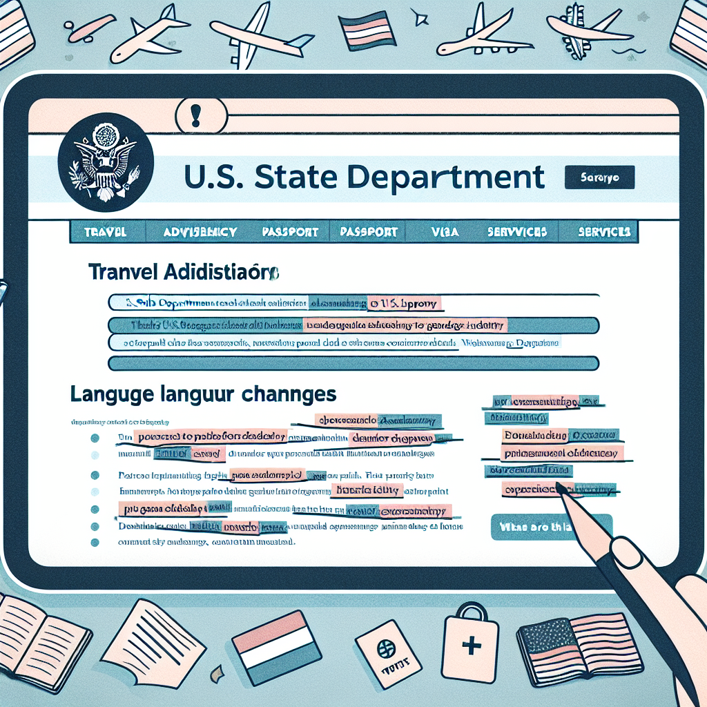 US State Department Advisory Page Updates Language on Gender Identity