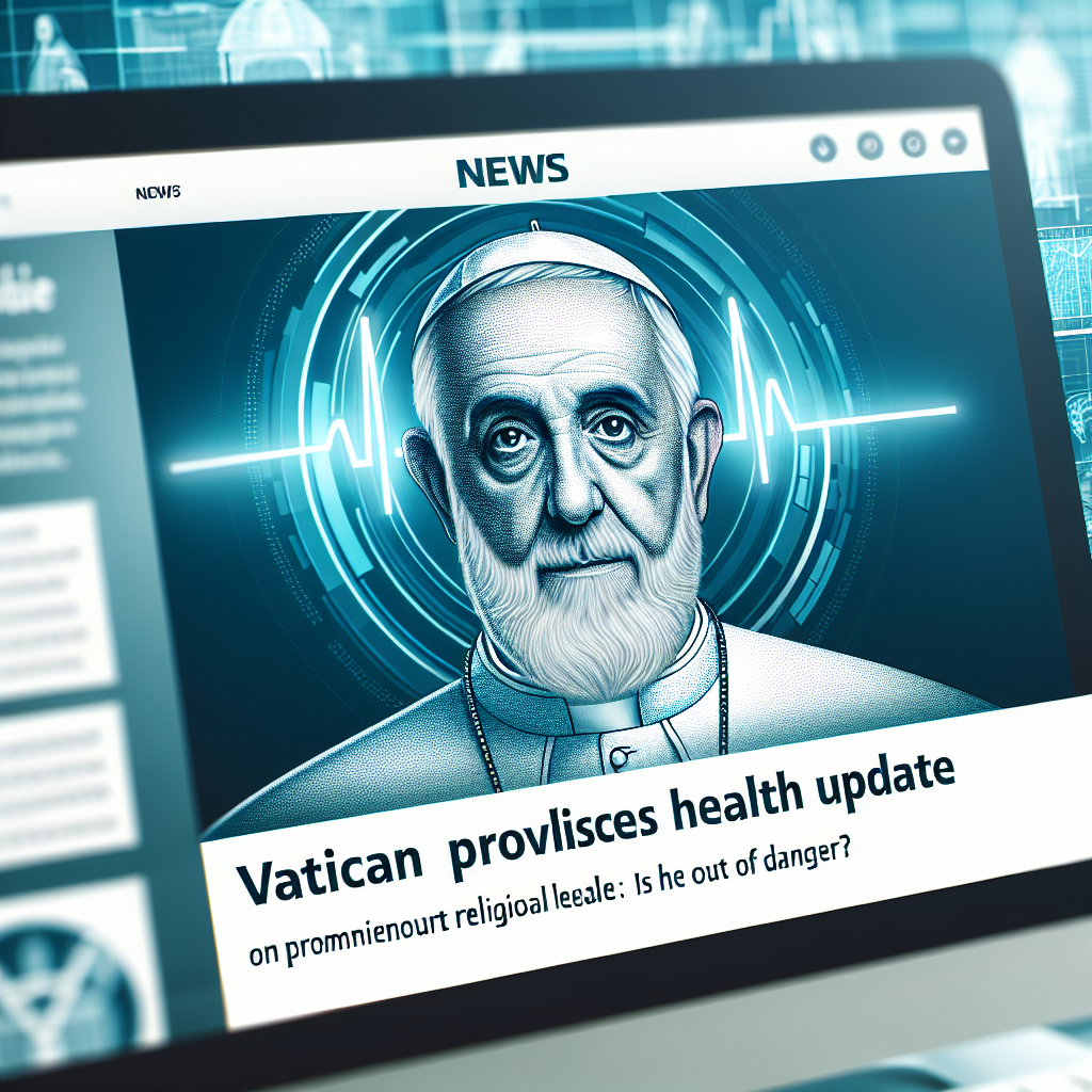 Vatican Provides Health Update on Pope Francis: Is He Out of Danger?