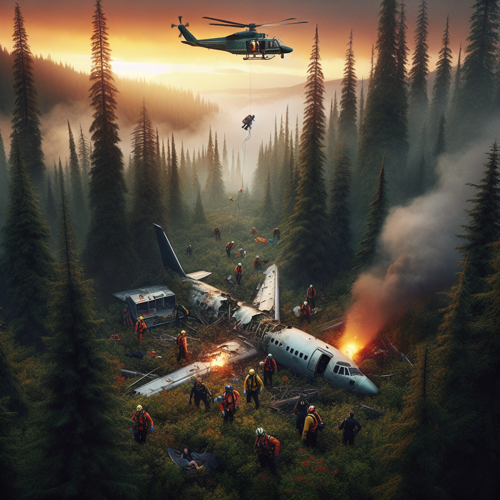 Video Captures Dramatic Rescue Following Plane Crash in Canada