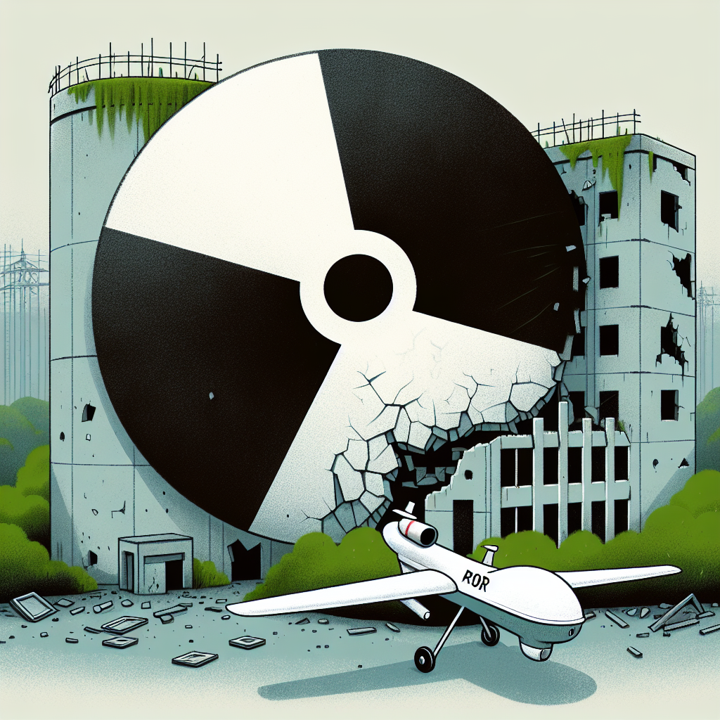 Video: Drone Hits Radiation Shield at Chernobyl Nuclear Site in Ukraine