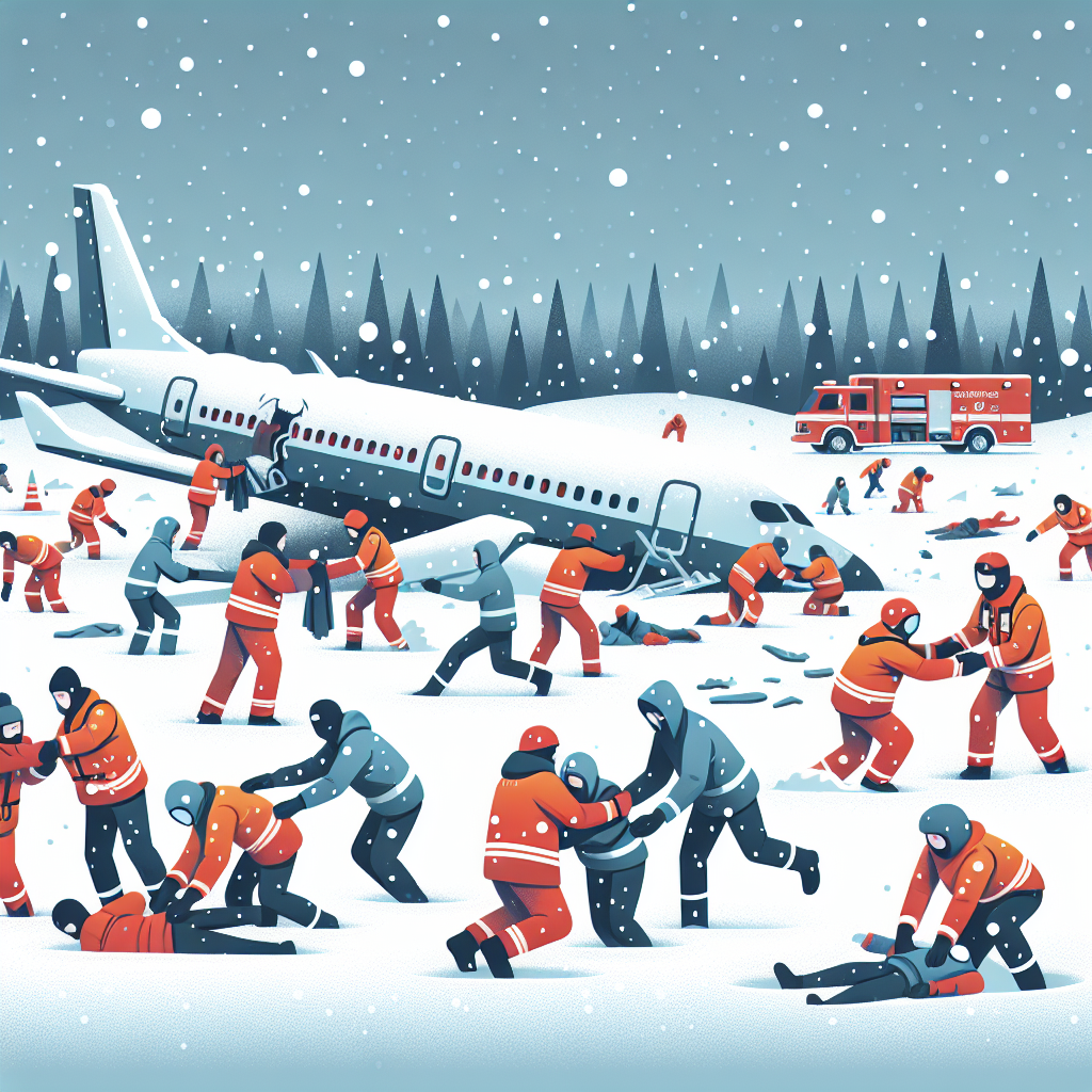 Video: Passenger Captures Dramatic Rescue After Plane Crash-Lands in Canada
