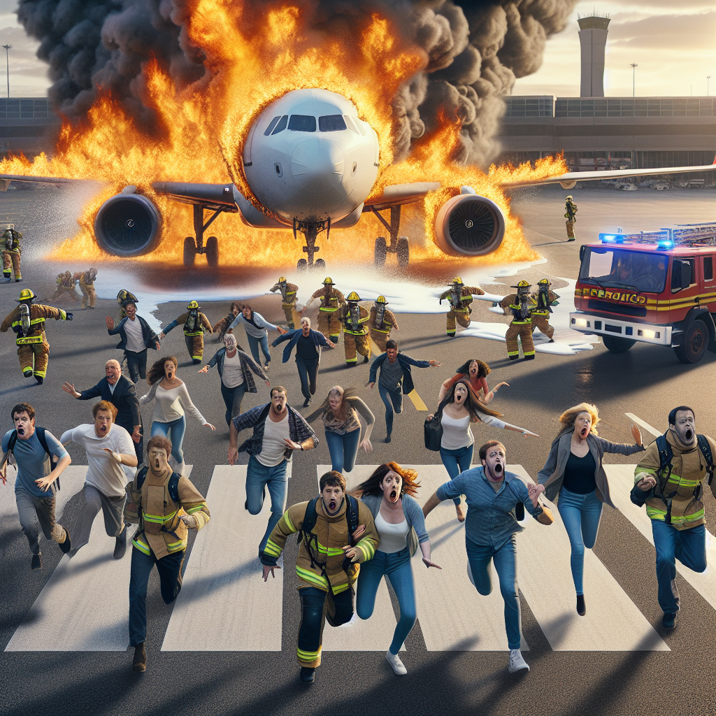 Video: Passengers Panic as Plane Erupts in Flames on Runway