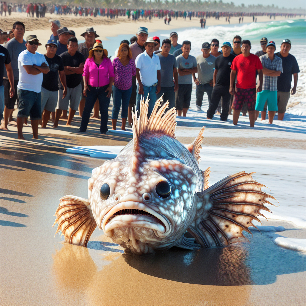 Video: Unusual "Doomsday Fish" Found on Mexican Shore Causes Concern