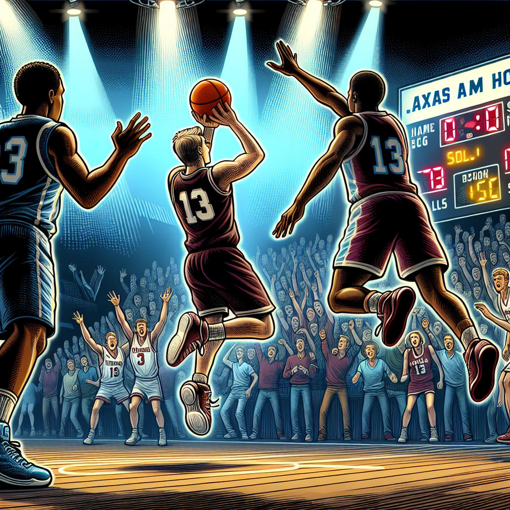 Wade Taylor IV's 7 Three-Pointers Propel No. 13 Texas A&M to Victory Over South Carolina