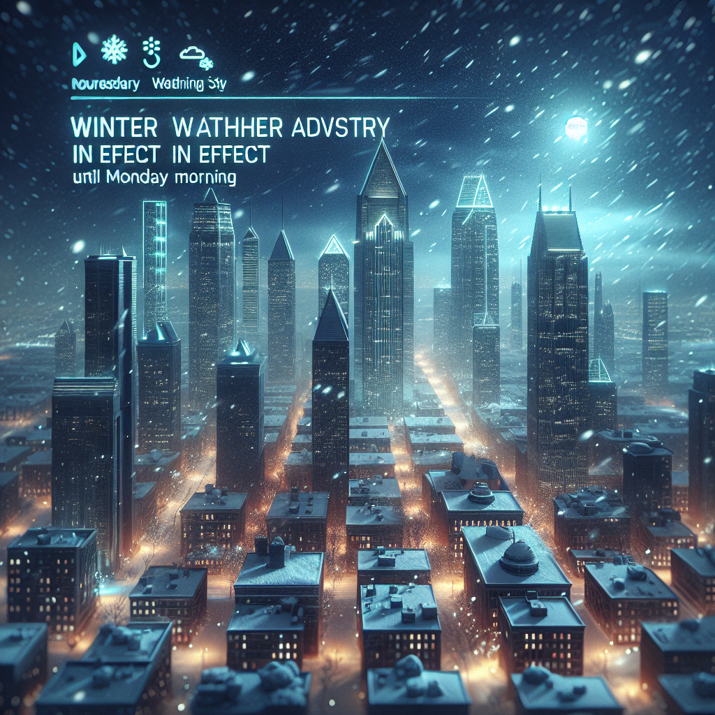 Winter Weather Advisory in Effect for New York Until Monday Morning