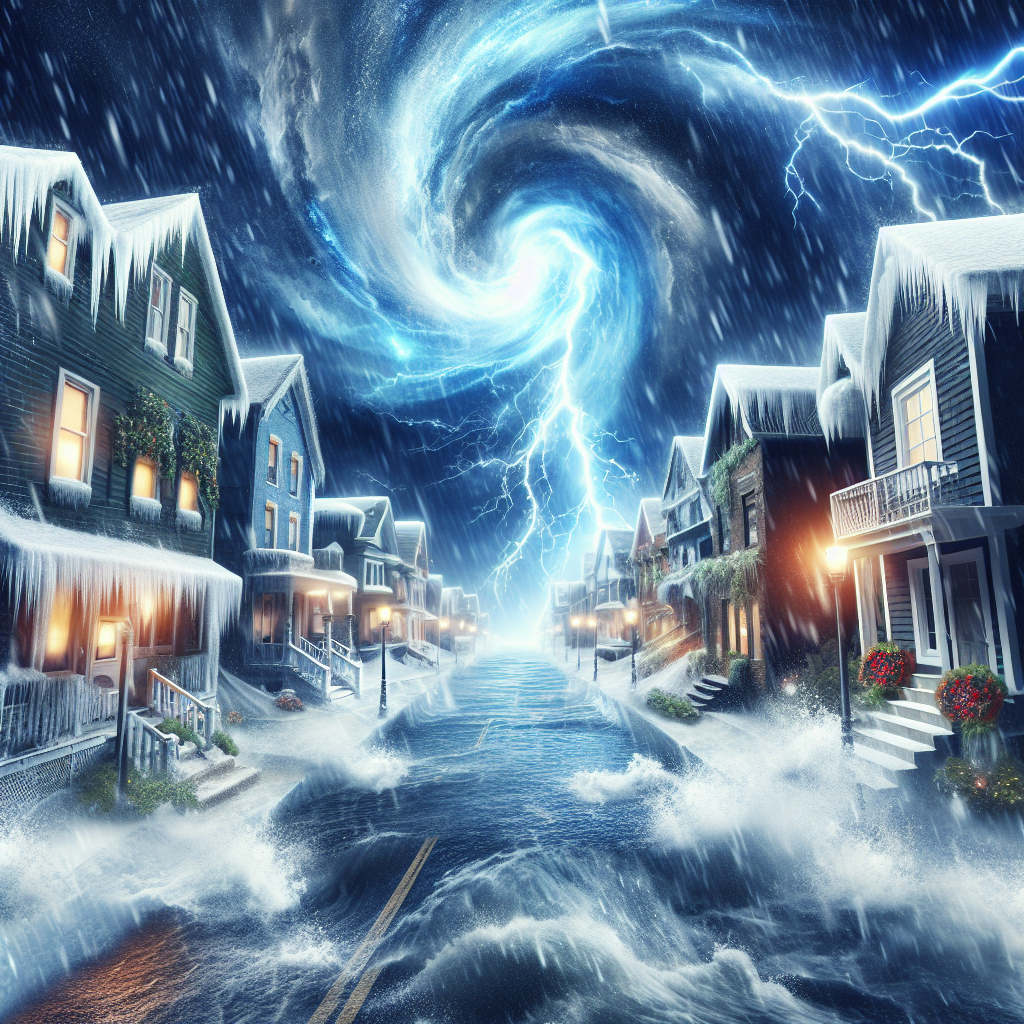 Wintry Storms Unleash 'Thunder Ice' and Flood Neighborhoods Across Multiple States