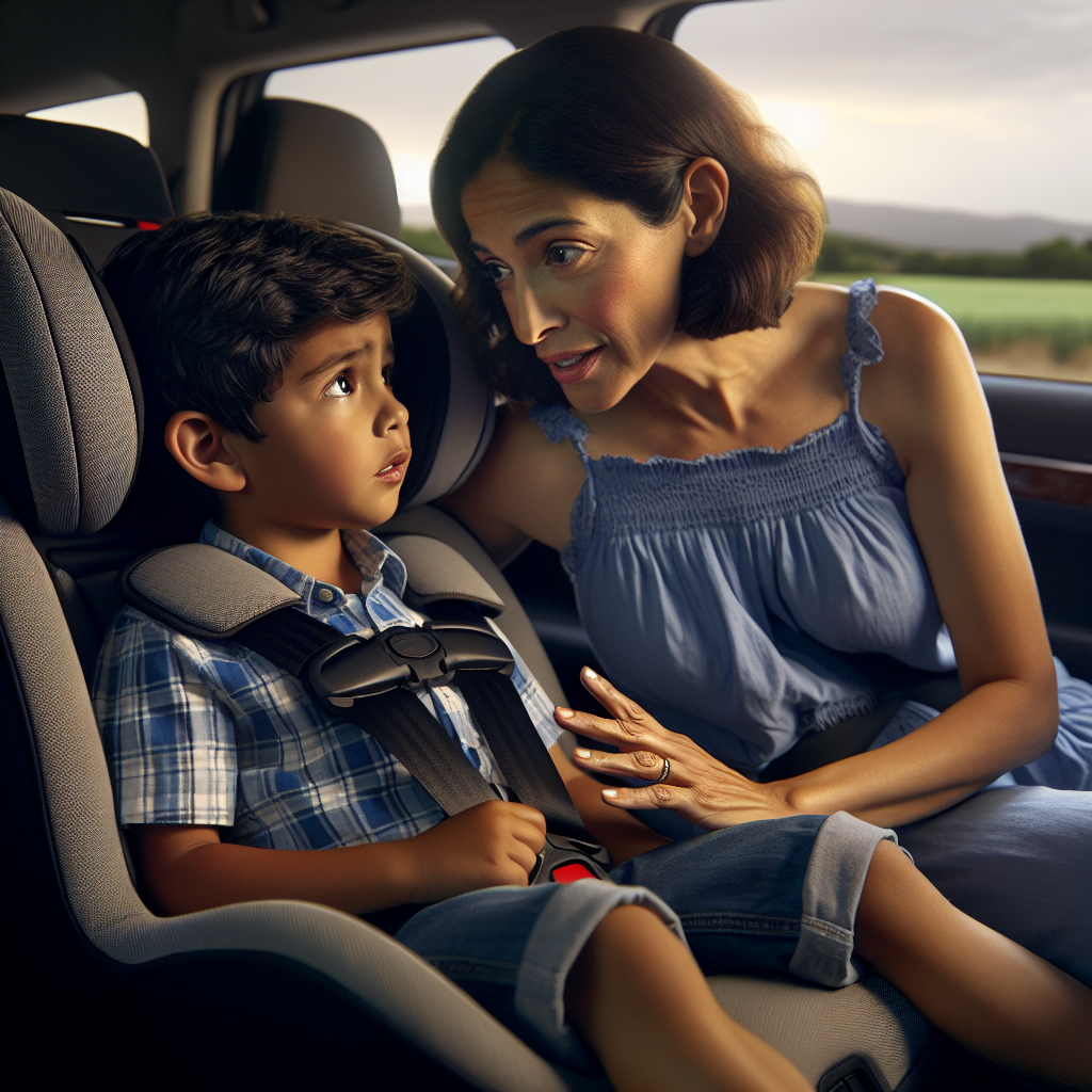 Woman Teaches Son a Lesson After He Threatens to Jump Out of Car