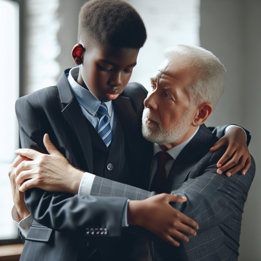 13-Year-Old Secret Service Agent Gives Donald Trump a Heartfelt Hug