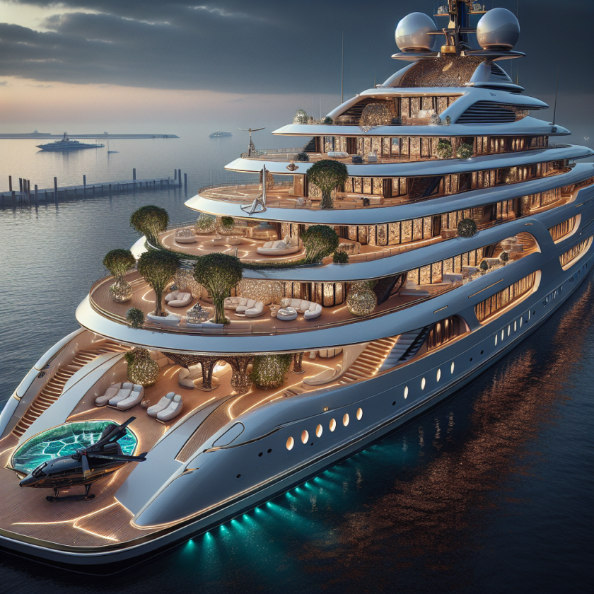 Auction Looms for Russian Oligarch's Luxurious Superyacht with Helipad and Winter Garden