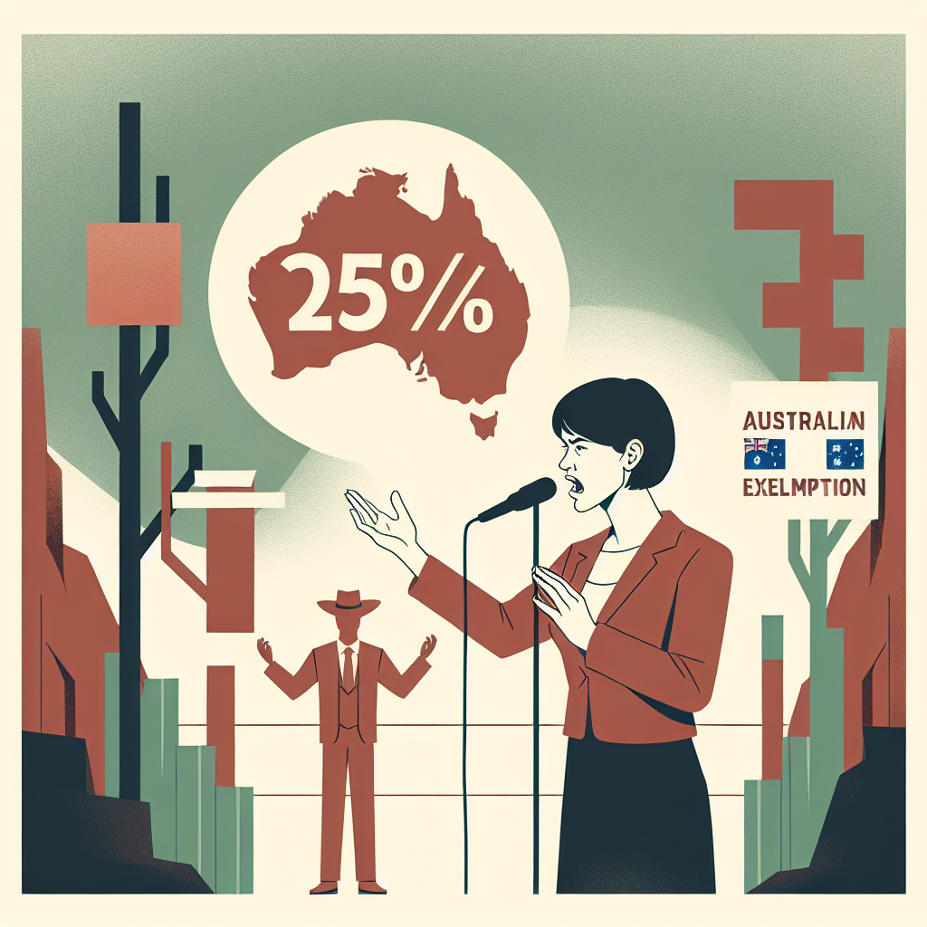 Australia Seeks 25% Tariff Exemption: Foreign Minister Penny Wong Advocates