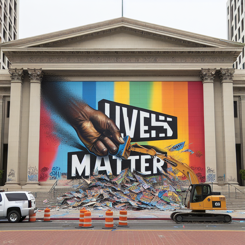 'Black Lives Matter' Mural Near White House Taken Down
