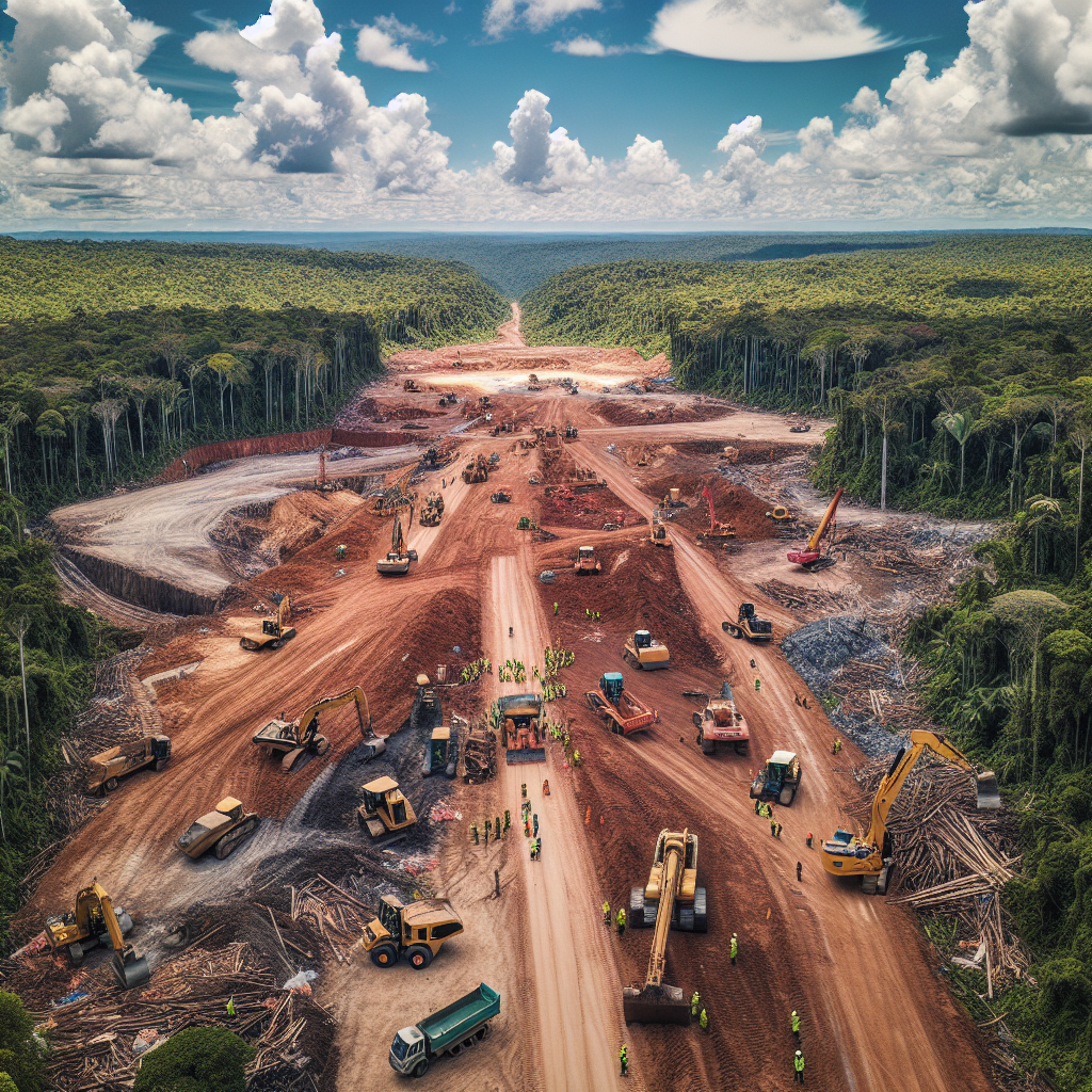 Brazil Clears Forest for Road Construction Ahead of Climate Summit