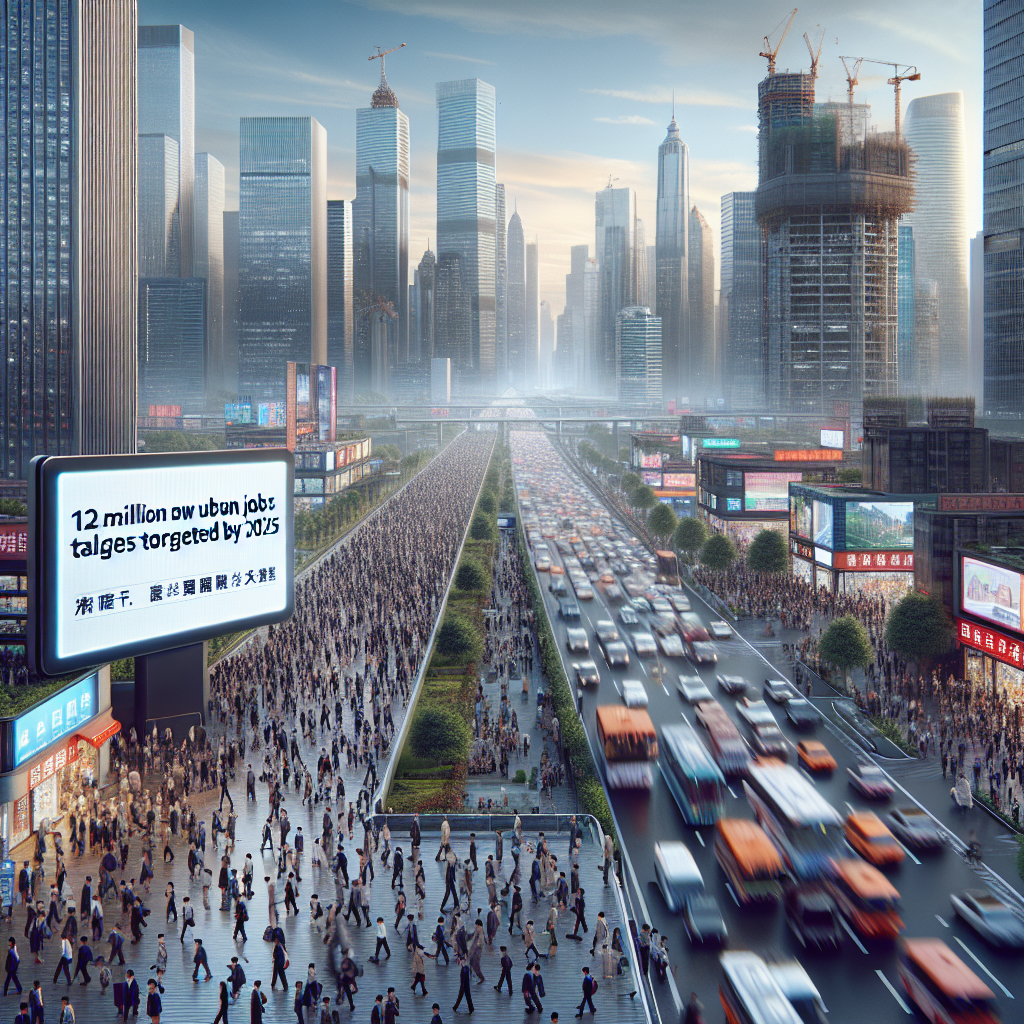 China Targets 12 Million New Urban Jobs by 2025: Official Report