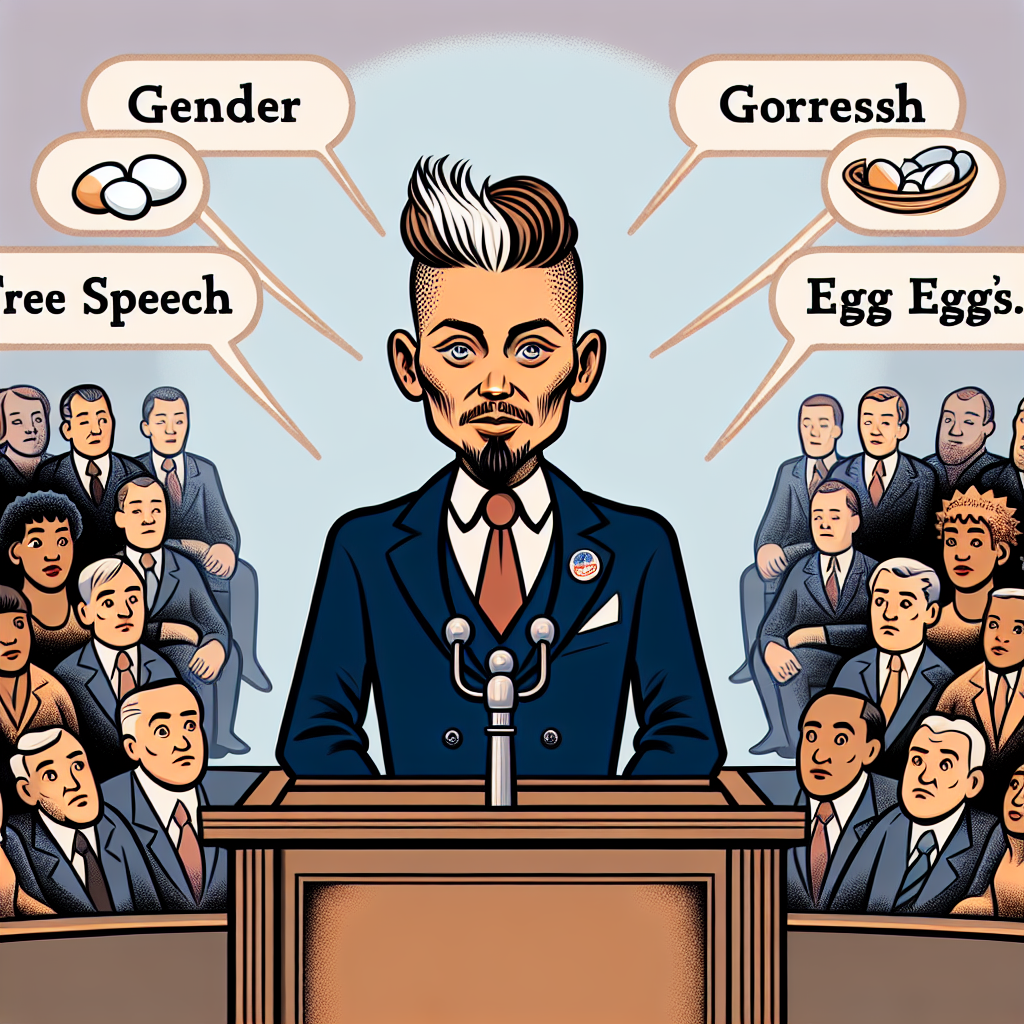 Donald Trump's First Congress Address: Gender, Free Speech, and Eggs