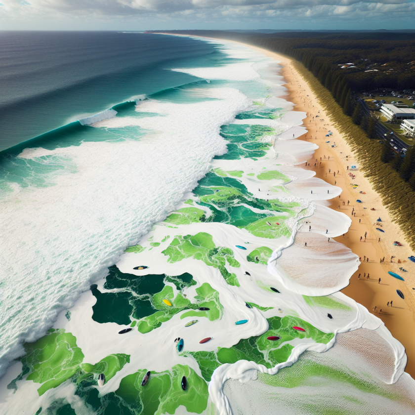 Enigmatic Sea Foam on Australian Shores Causes Illness in Over 100 Surfers