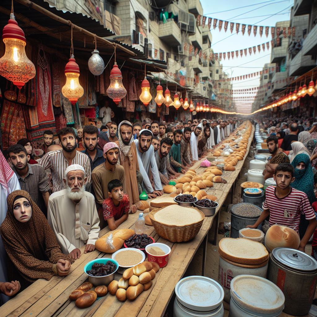 Escalating Concerns of Hunger During Ramadan Amid Aid Blockade in Gaza