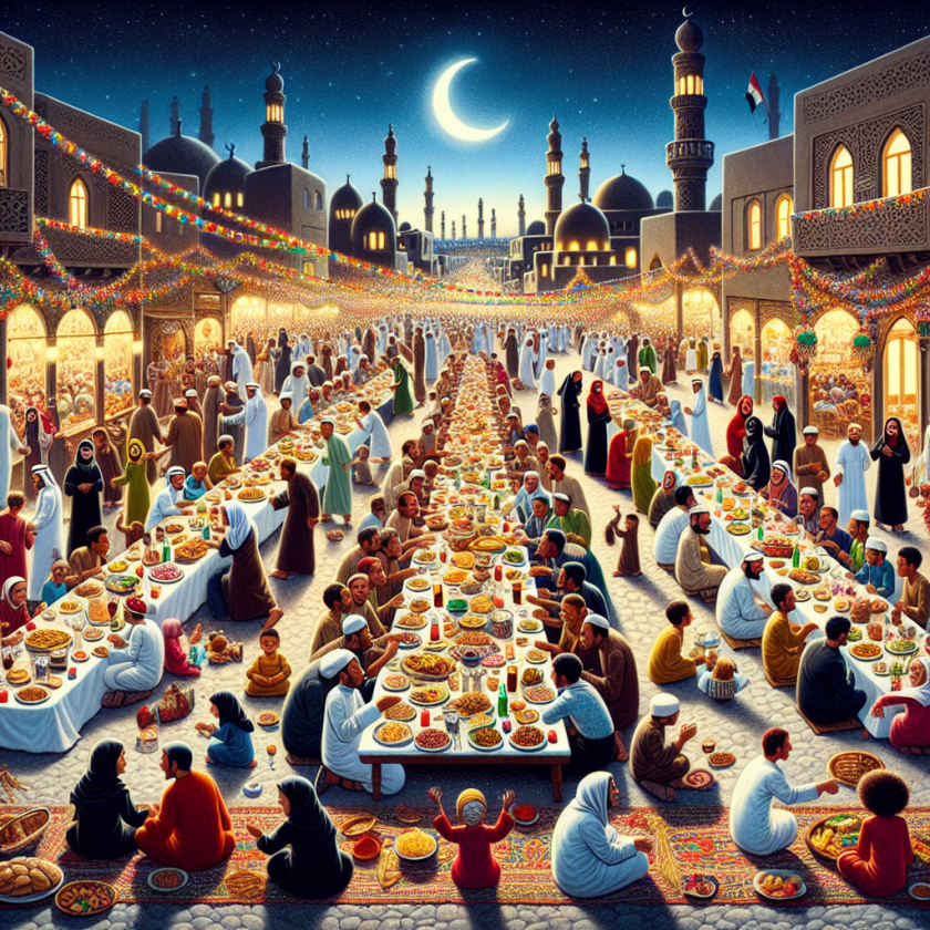 "Feeding the Masses: Egypt's Ramadan Tradition of the 'Table of Mercy'"