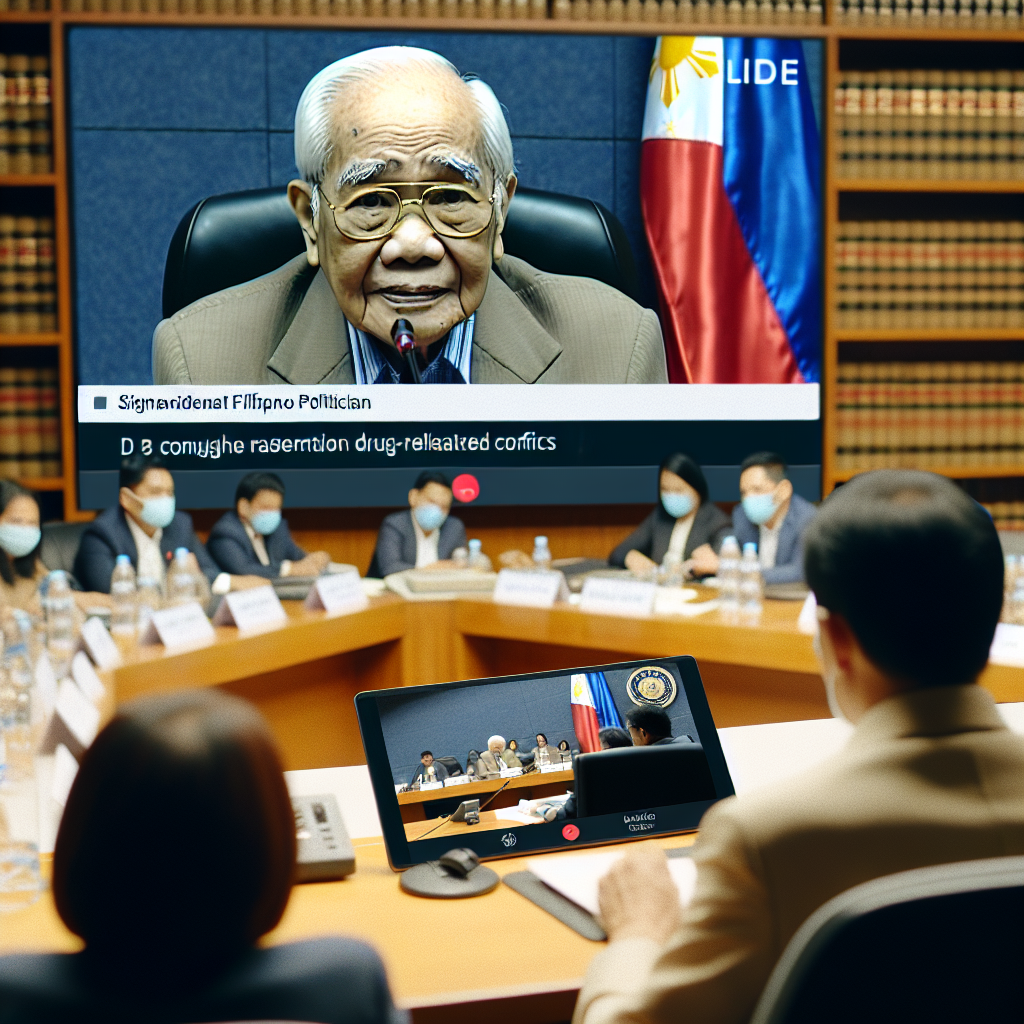 Former Philippines President Attends ICC Drug War Hearing via Videolink